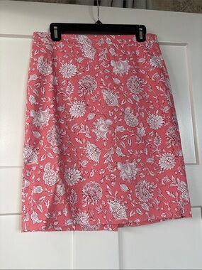 J. Crew‎ Floral Pink A-Line Women's Skirt size 6